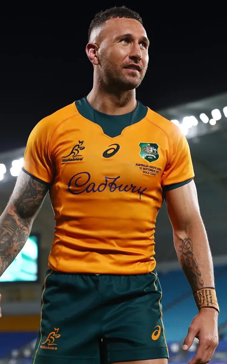 Quade Cooper in the Wallabies jersey