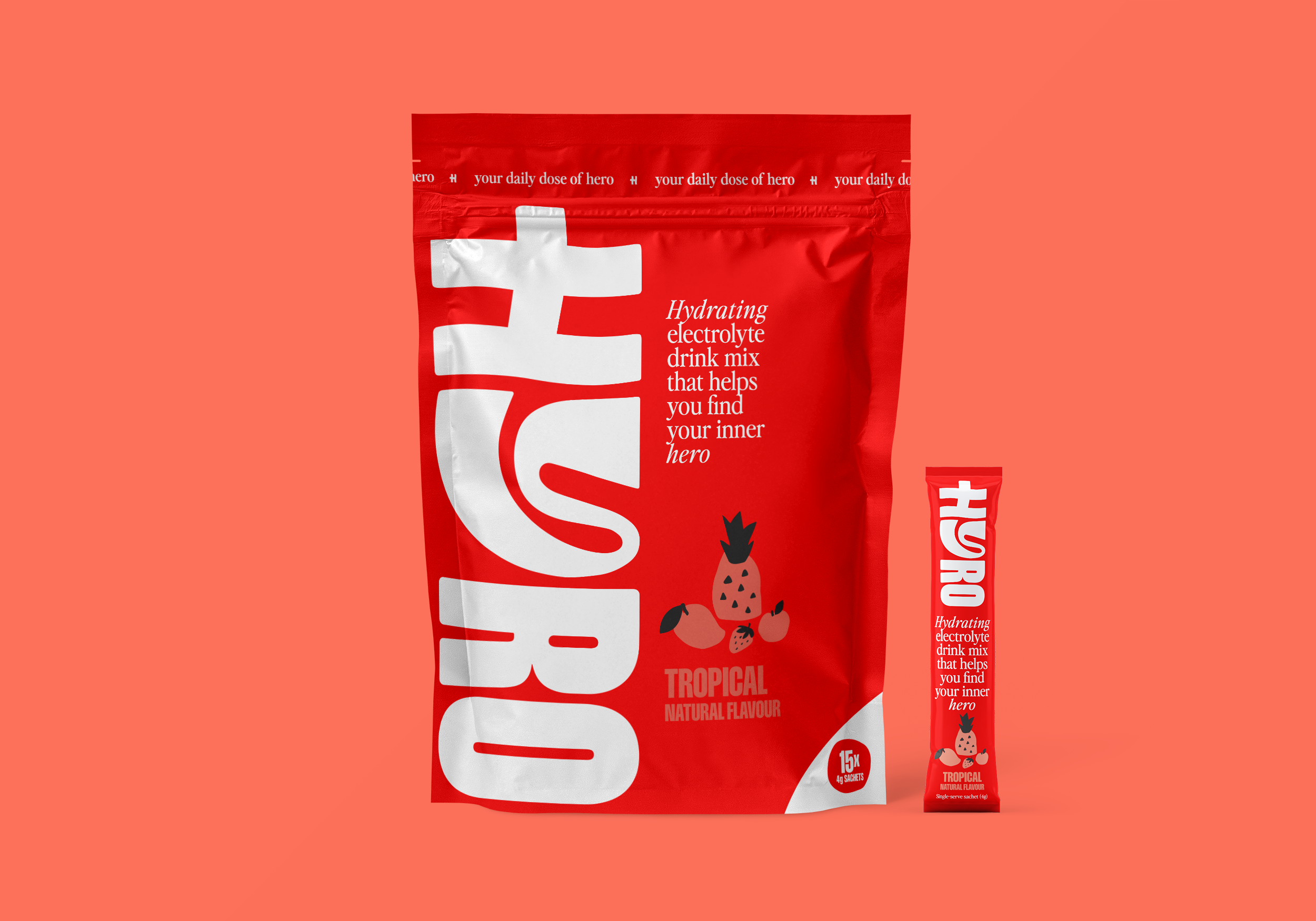 Hyro Hyro Tropical - Sugar Free Electrolyte Powder Drink Mix