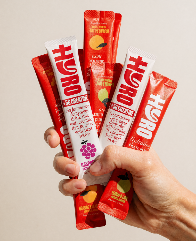 Hyro electrolyte pouch and sticks
