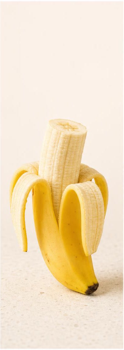 Two thirds of a banana